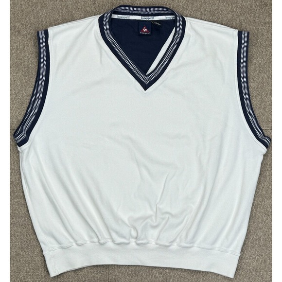 Le Coq Sportif Other - Le Cog Sportif Men's Vtg Multicolored V-Neck Sweater‎ Size XL